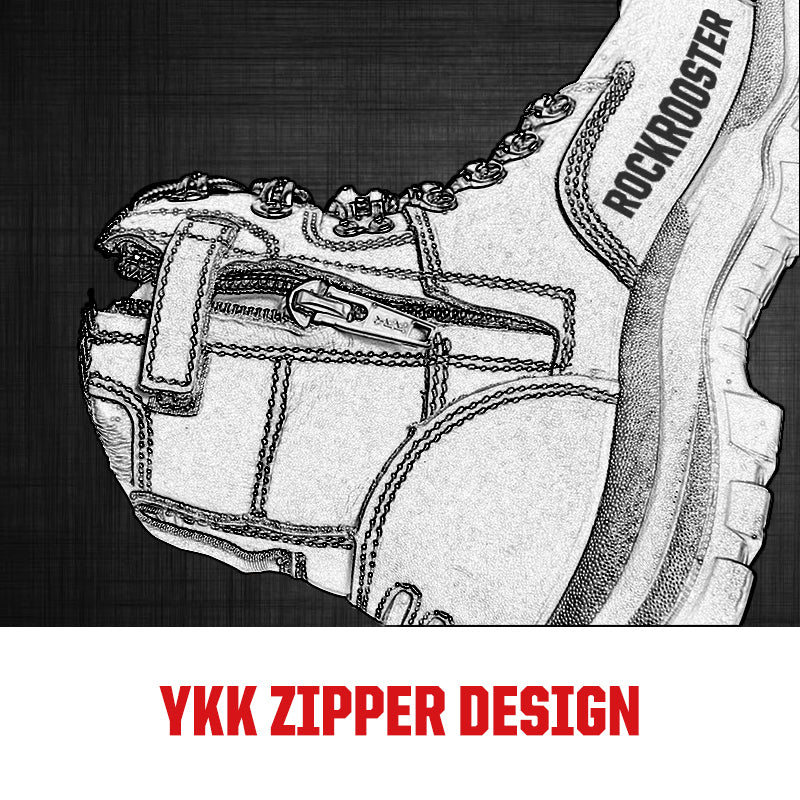 Side Zip Work Boots  Best Zipper Work Boot - RockRooster– Rock