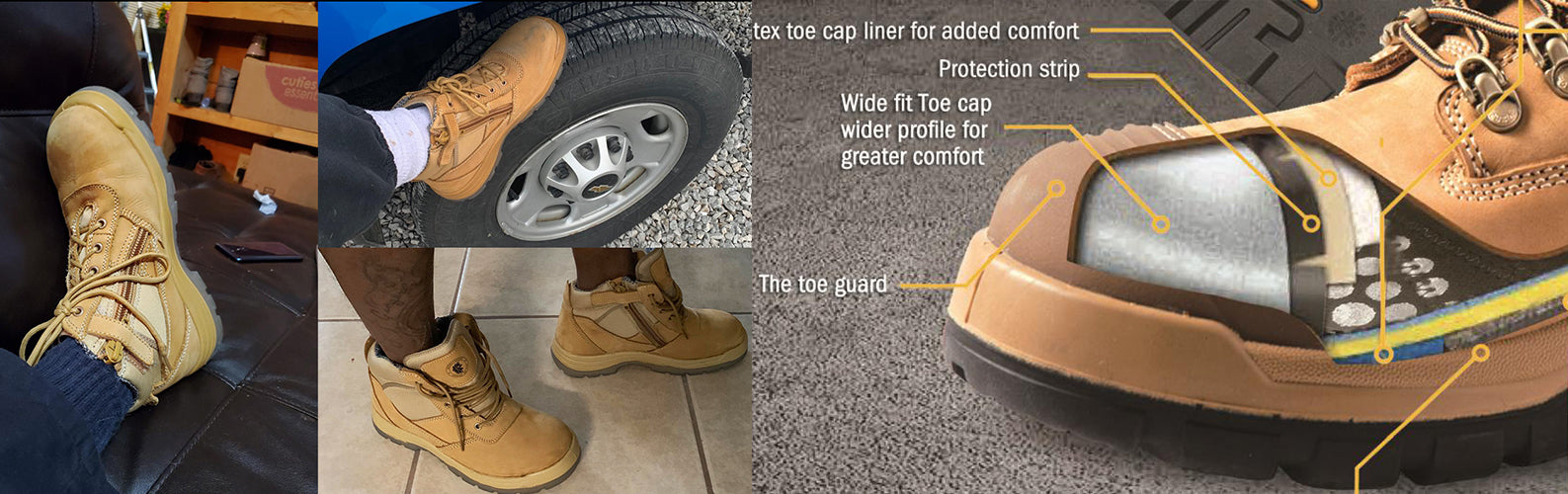 Sincerity inference Springboard Mens Steel Toe Work Boots | RockRooster Footwear– Rock Rooster Footwear Inc