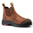 ROCKROOSTER Lumen Brown 6 inch Pull-on Leather Work Boots AK224 - Rock Rooster Footwear Inc