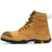 ROCKROOSTER Madison Tan 6 inch Zip-sided Steel Toe Leather Work Boots AK052 - Rock Rooster Footwear Inc