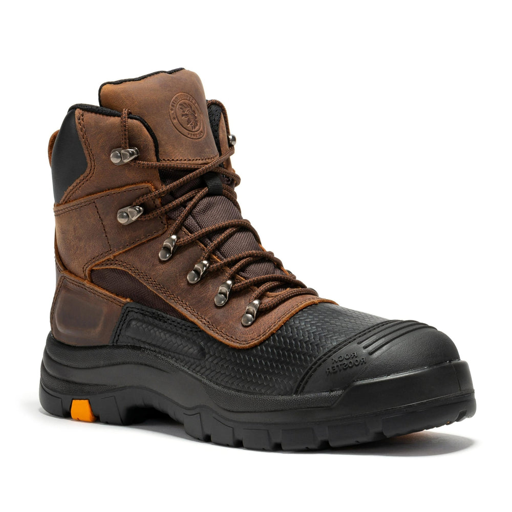 ROCKROOSTER Sedona 6 Inch Waterproof Steel Toe Leather Work Boots AK216 - Rock Rooster Footwear Inc