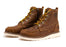 ROCKROOSTER Ravenna Men's 6 inch Brown Zip Sided Soft Toe Wedge Work Boots VAP309 - Rock Rooster Footwear Inc