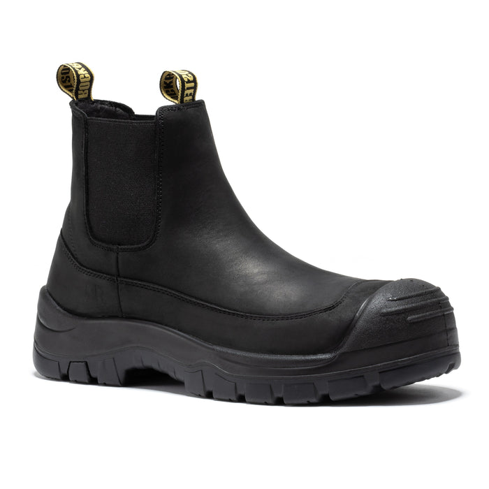 ROCKROOSTER Woodland Brown 6 inch Composite Toe Pull-on Leather Work Boots AK664 - Rock Rooster Footwear Inc