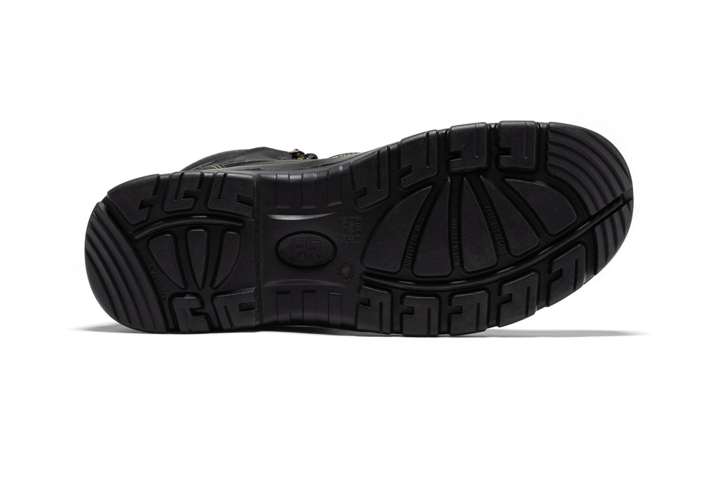 ROCKROOSTER Woodland Black 6 inch Waterproof Composite Toe Leather Work Boots AK663