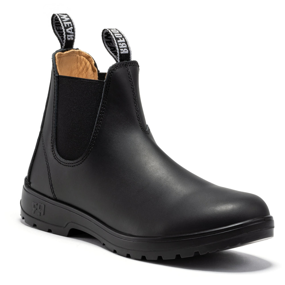 ROCKROOSTER  6 inch Pull on Leather Chelsea Work Boots AD100 - Rock Rooster Footwear Inc