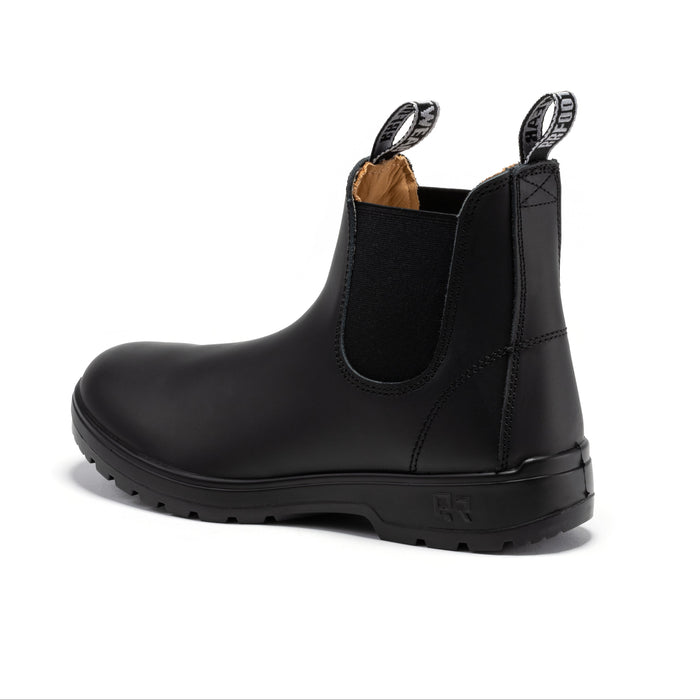 ROCKROOSTER  6 inch Pull on Leather Chelsea Work Boots AD100 - Rock Rooster Footwear Inc