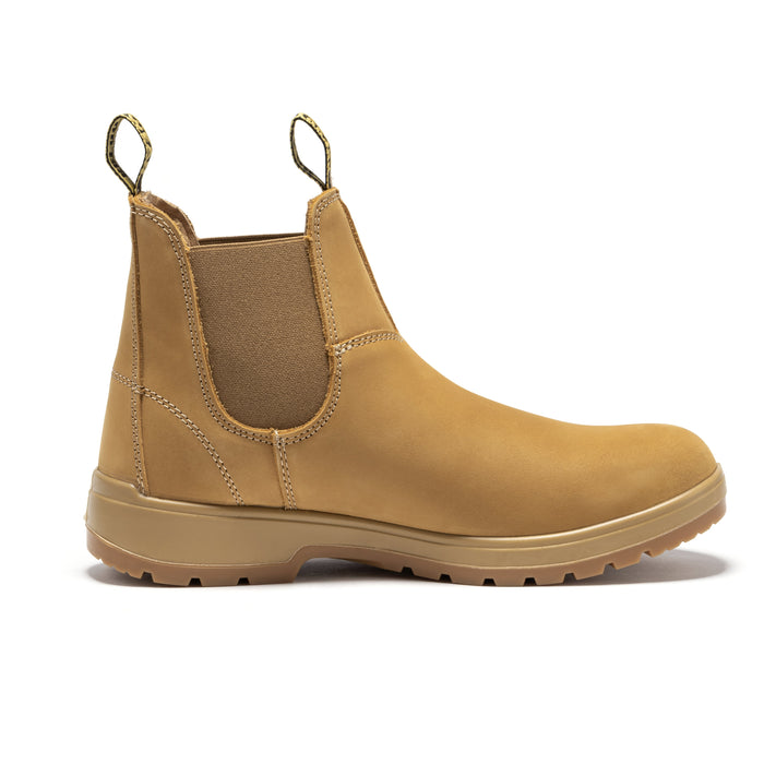 ROCKROOSTER  6 inch Pull on Leather Chelsea Work Boots AD100 - Rock Rooster Footwear Inc