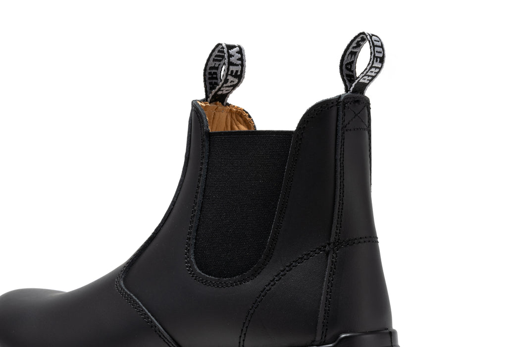 ROCKROOSTER  6 inch Pull on Leather Chelsea Work Boots AD120 - Rock Rooster Footwear Inc