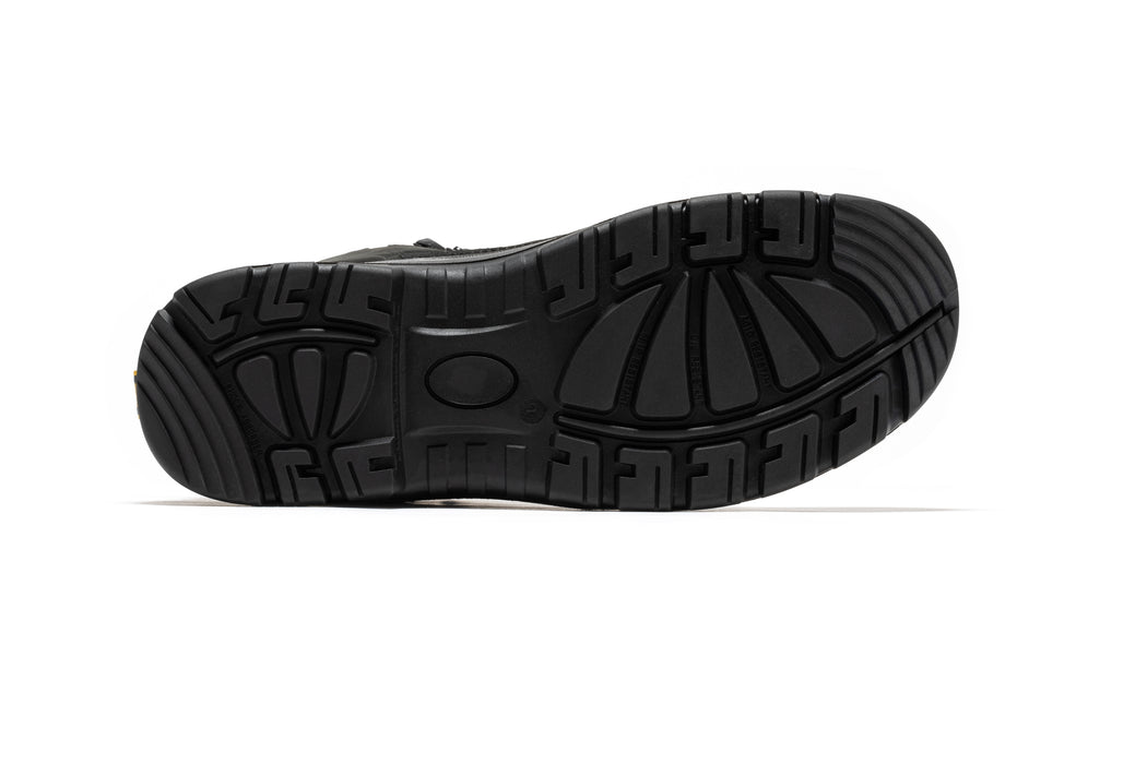 ROCKROOSTER Stowe Black 7 inch Composite Toe Leather Work Boots CP212BK - Rock Rooster Footwear Inc