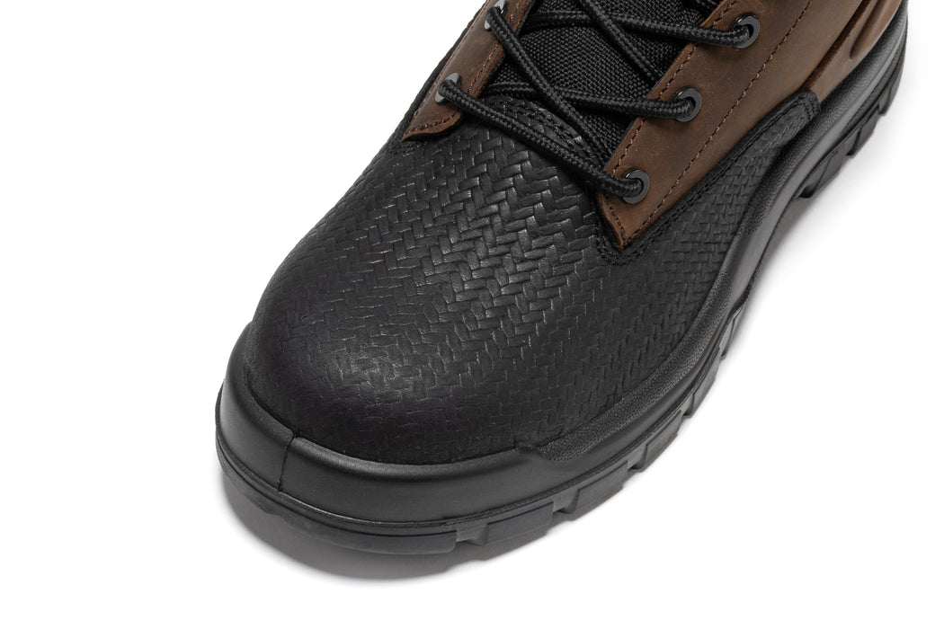 ROCKROOSTER Marfa Brown 6 Inch Waterproof Composite Toe Leather Work Boots CP210 - Rock Rooster Footwear Inc