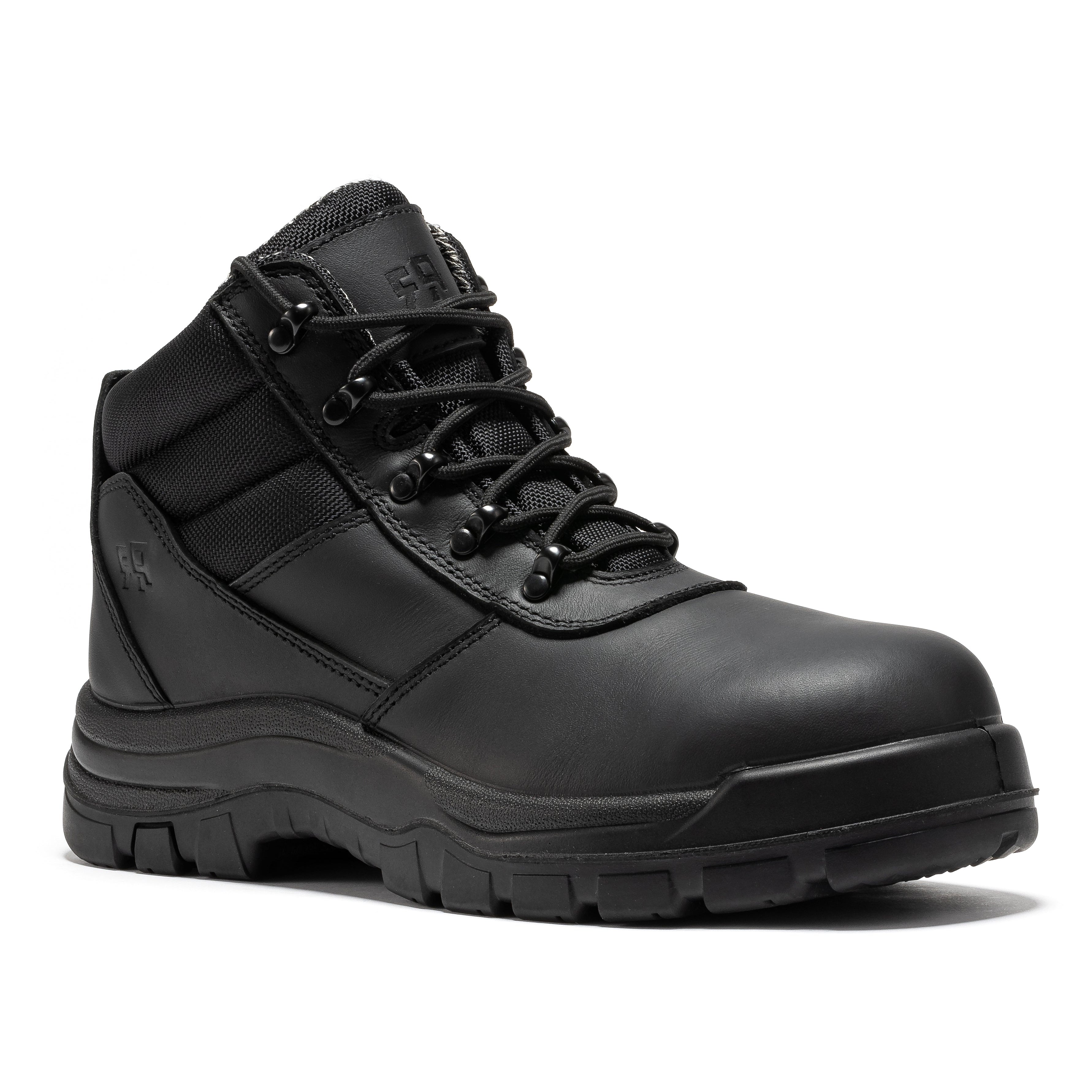 ROCKERS STYLE COMPLETE（ロッカーズ・スタイルコンプリート） ROCKROOSTER Avalon Black 6 Inch Zip-sided Composite toe Leather