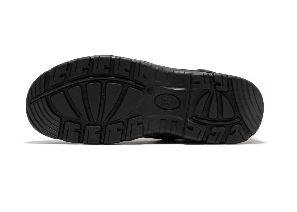 ROCKROOSTER Avalon Black 6 Inch Zip-sided Composite toe Leather Work Boots CP213BK - Rock Rooster Footwear Inc