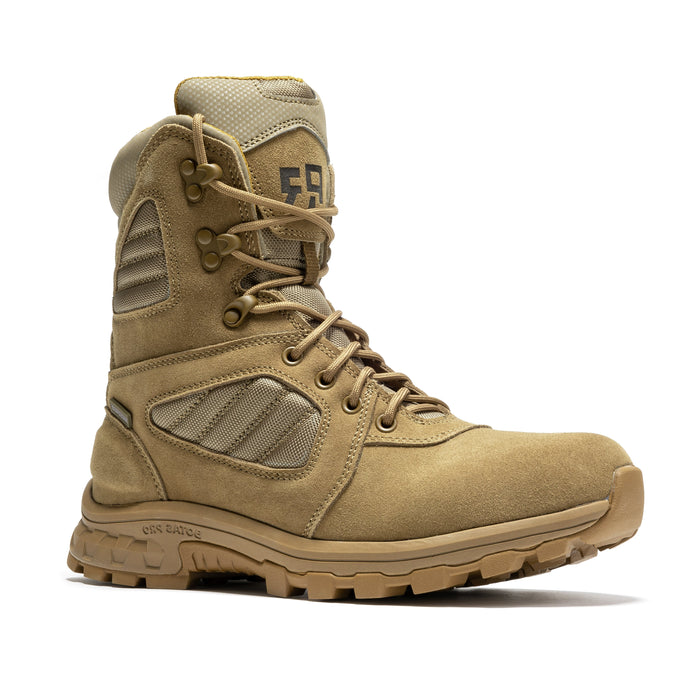 ROCKROOSTER Burano Coyote 8 inch Suede Leather Waterproof Tactical & Military Boots AB540