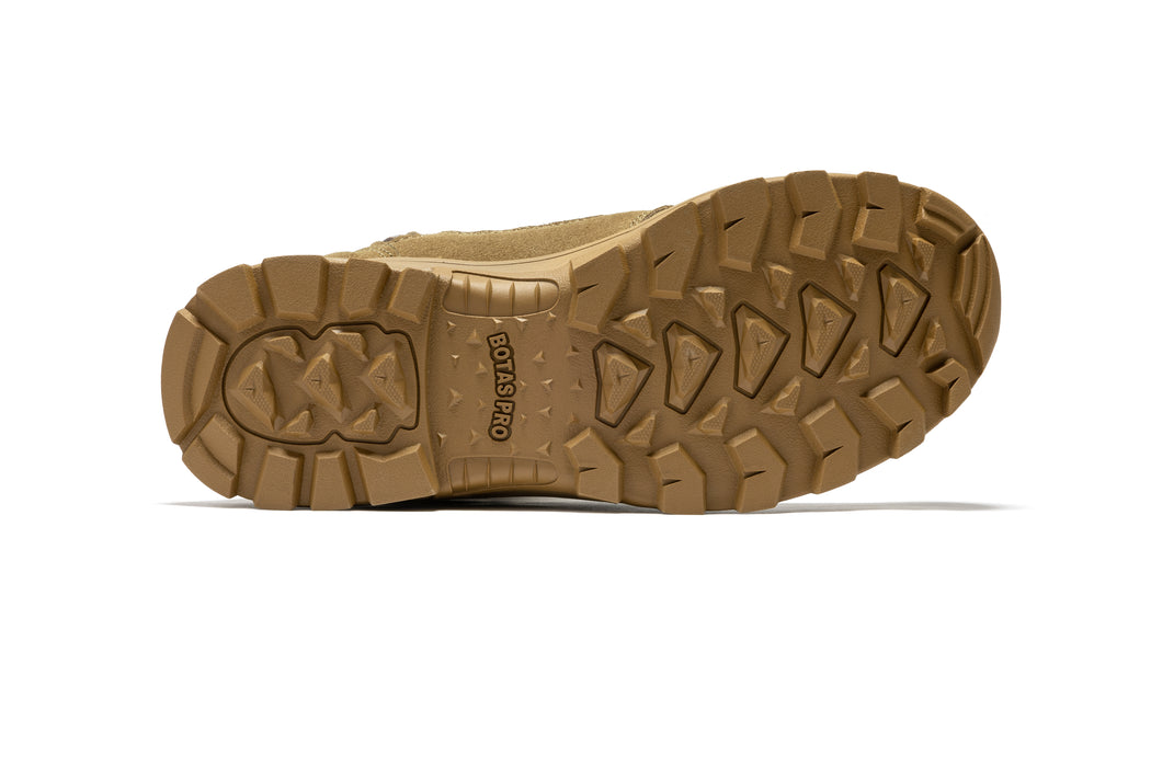 ROCKROOSTER Burano Coyote 8 inch Suede Leather Waterproof Tactical & Military Boots AB540