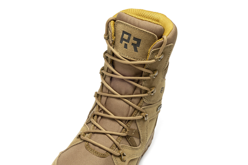 ROCKROOSTER Colmar Coyote 8 inch Suede Leather Waterproof Tactical & Military Boots AB520