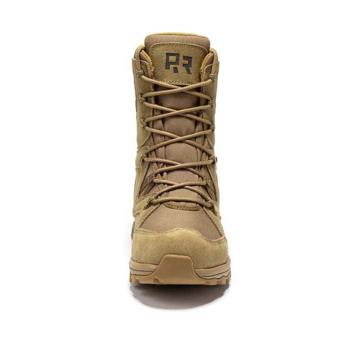 ROCKROOSTER Colmar Coyote 8 inch Suede Leather Waterproof Tactical & Military Boots AB520