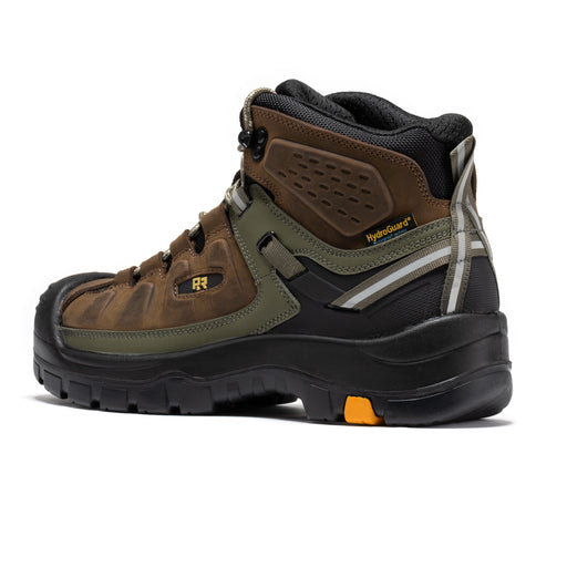 ROCKROOSTER Woodland Brown 6 inch Composite Toe Waterproof Leather Work Boots AK661 - Rock Rooster Footwear Inc