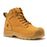 rockrooster Woodland Wheat 6 inch Composite Toe Zip-sided Leather Work Boots AK659 - Rock Rooster Footwear Inc