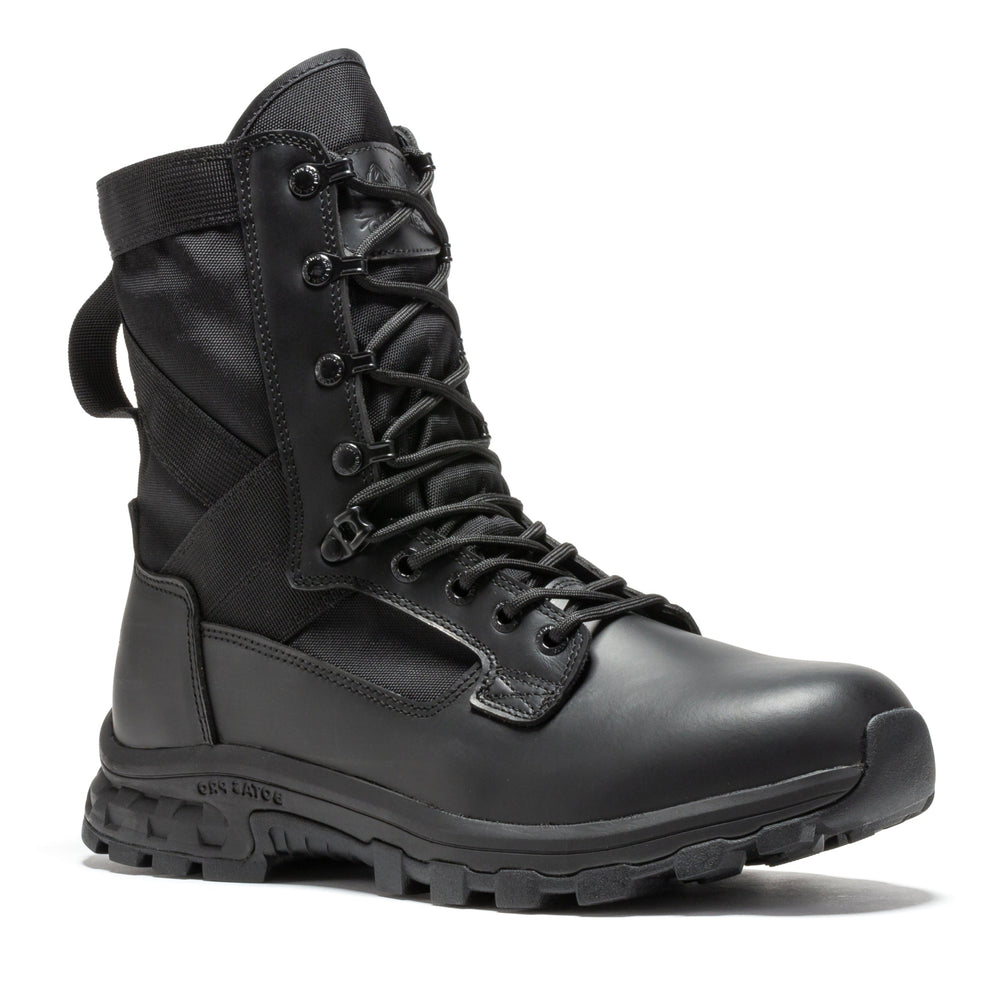 Botas Pro Black Men's 8 inch Side Zipper Military Tactical Boots BP401BK - Rock Rooster Footwear Inc