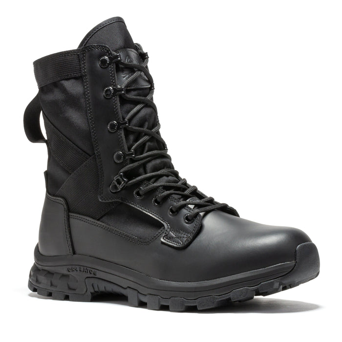 Botas Pro Black Men's 8 inch Side Zipper Military Tactical Boots BP401BK - Rock Rooster Footwear Inc