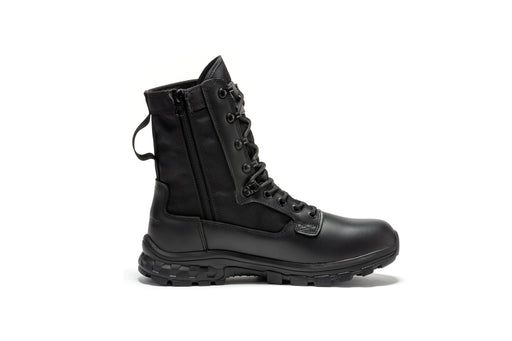 Botas Pro Black Men's 8 inch Side Zipper Military Tactical Boots BP401BK - Rock Rooster Footwear Inc