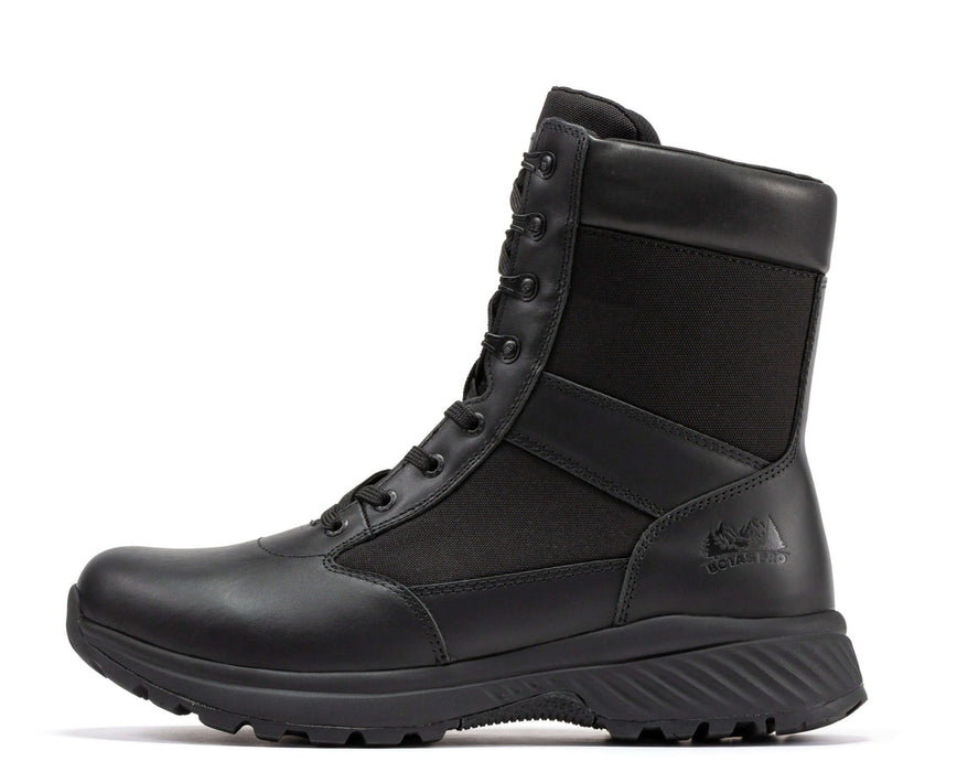 Botas Pro Black Men's 8 inch Side Zipper Military Tactical Boots BP703 - Rock Rooster Footwear Inc