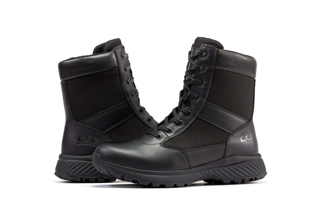 Botas Pro Black Men's 8 inch Side Zipper Military Tactical Boots BP703 - Rock Rooster Footwear Inc