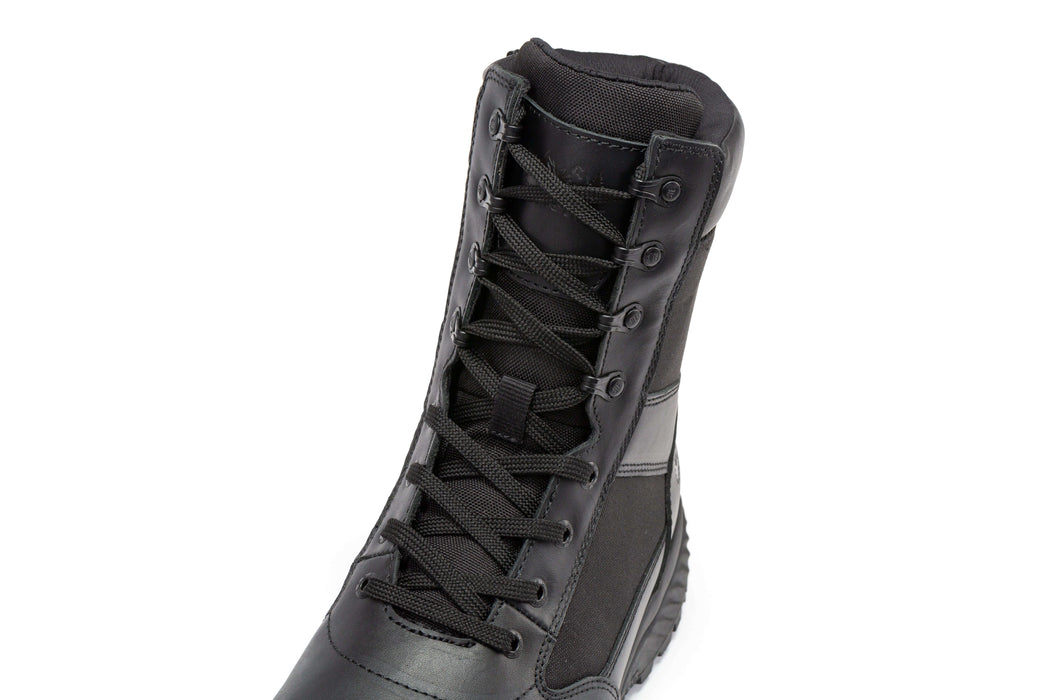 Botas Pro Black Men's 8 inch Side Zipper Military Tactical Boots BP703 - Rock Rooster Footwear Inc