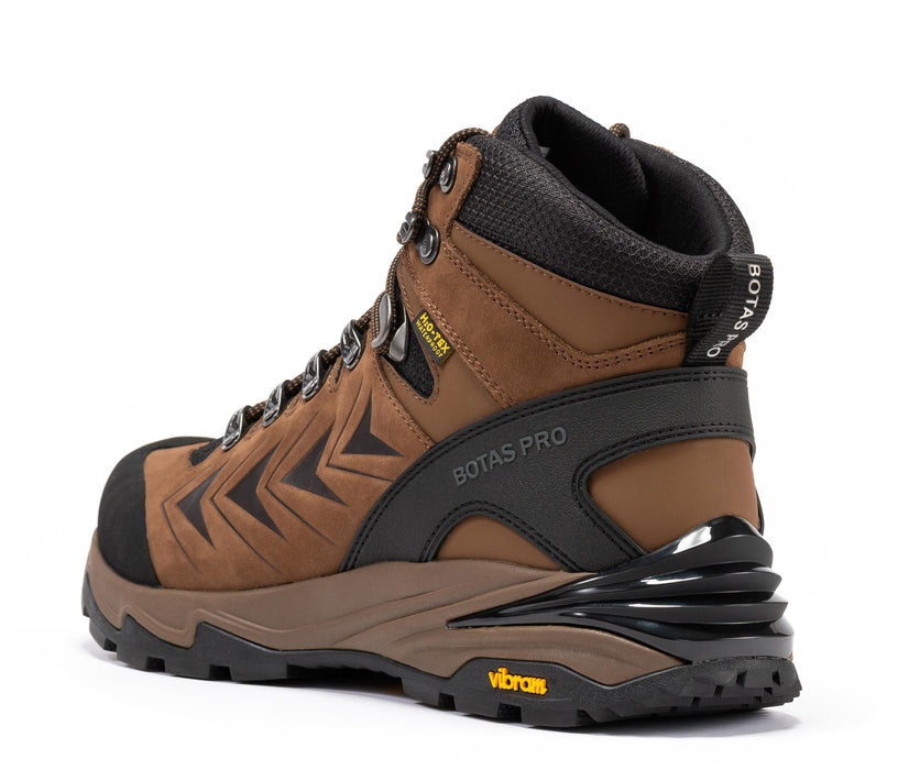 Botas Pro Brown 6 Inch Waterproof Hiking Boots with VIBRAM® Traction Lug Outsole  BP22121 - Rock Rooster Footwear Inc
