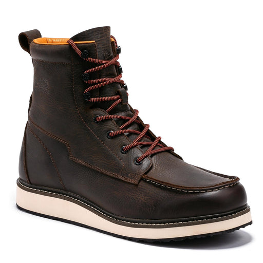 Botas Pro Dark Brown Men's 6 inch Wedge Boots VBP601 - Rock Rooster Footwear Inc