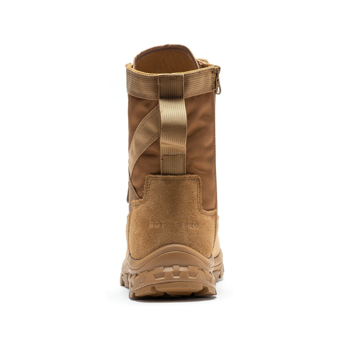 Botas Pro Sand Men's 8 inch Side Zipper Military Tactical Boots BP401 - Rock Rooster Footwear Inc