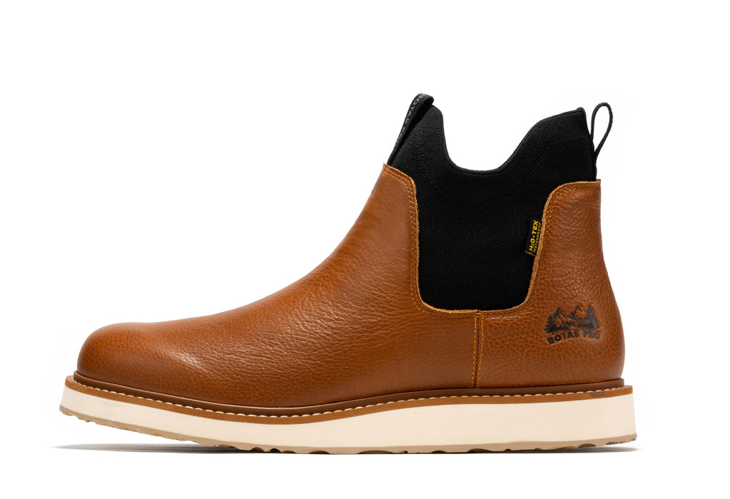 Botas Pro Wheat Men's 6 inch Wedge Chelsea Pull-On Boots VBP501 - Rock Rooster Footwear Inc
