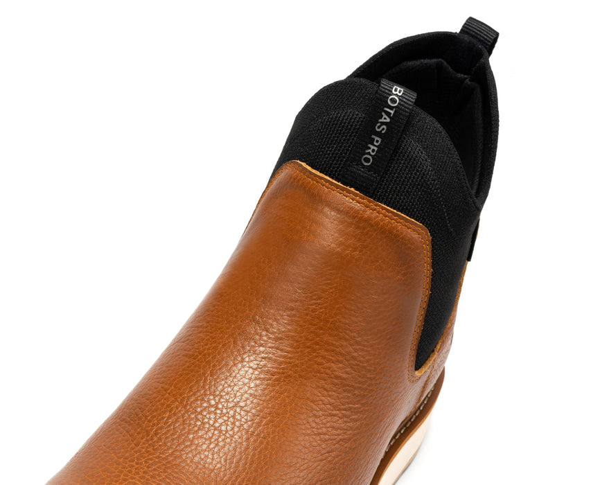 Botas Pro Wheat Men's 6 inch Wedge Chelsea Pull-On Boots VBP501 - Rock Rooster Footwear Inc
