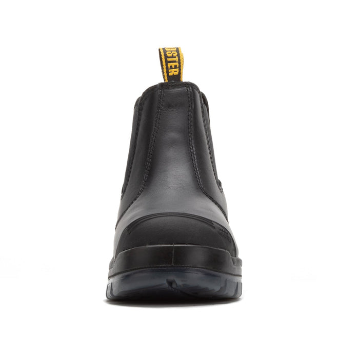 ROCKROOSTER Bakken Black 6 inch Pull on Leather Work Boots AK227 - Rock Rooster Footwear Inc