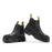 ROCKROOSTER Bakken Black 6 inch Pull on Leather Work Boots AK227 - Rock Rooster Footwear Inc