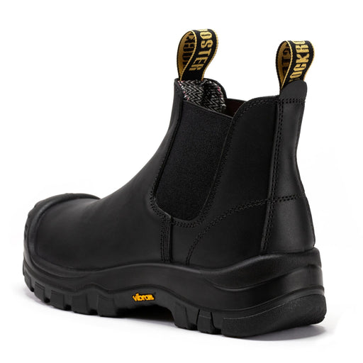 ROCKROOSTER Beaufort Men's Black 6 inch Composite Toe Pull-on Leather Work Boots VAK630 - Rock Rooster Footwear Inc