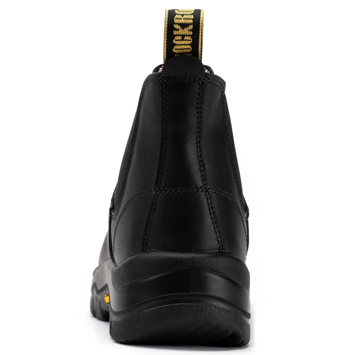 ROCKROOSTER Beaufort Men's Black 6 inch Composite Toe Pull-on Leather Work Boots VAK630 - Rock Rooster Footwear Inc