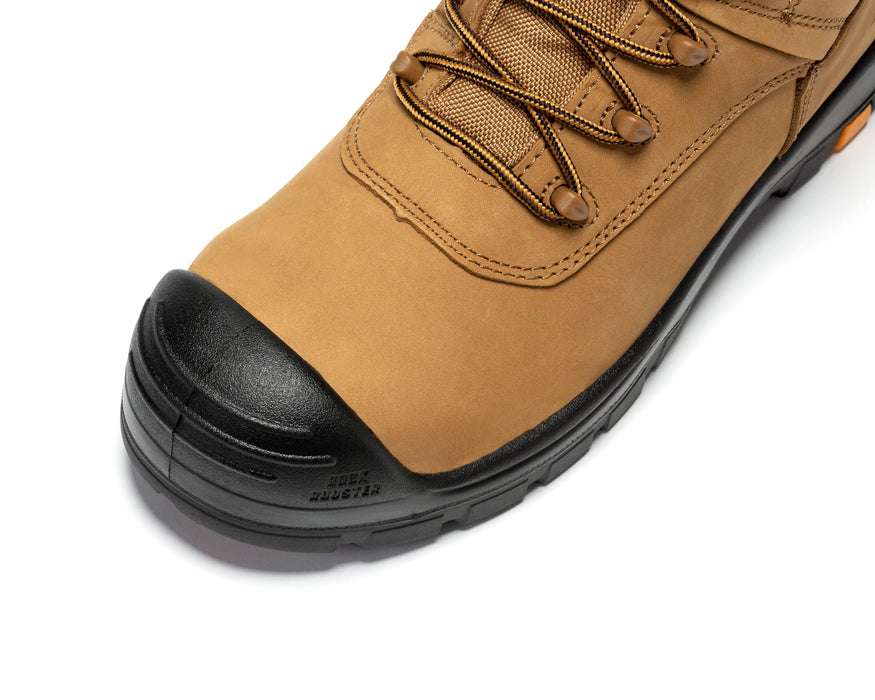 rockrooster Beaufort Men's Brown 8 inch Waterproof Composite Toe Work Boots AK831 - Rock Rooster Footwear Inc