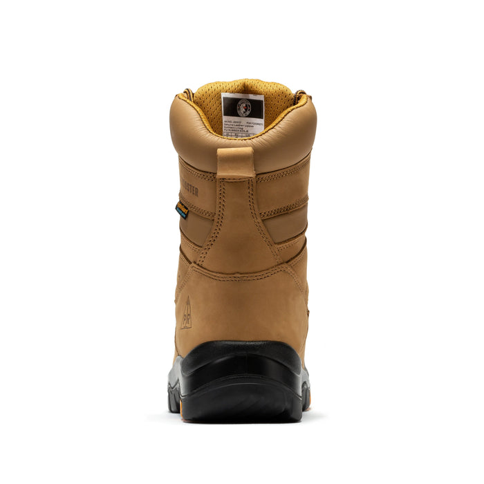 rockrooster Beaufort Men's Brown 8 inch Waterproof Composite Toe Work Boots AK831 - Rock Rooster Footwear Inc