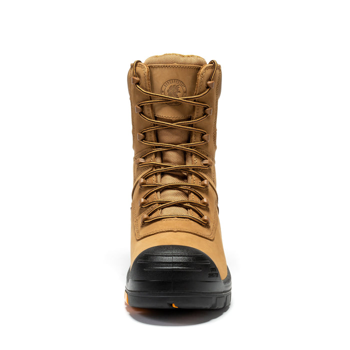 rockrooster Beaufort Men's Brown 8 inch Waterproof Composite Toe Work Boots AK831 - Rock Rooster Footwear Inc