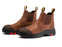 ROCKROOSTER Gammon Brown 6 inch Pull-on Steel Toe Leather Work Boots AK224ST - Rock Rooster Footwear Inc