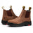 ROCKROOSTER Lumen Brown 6 inch Pull-on Leather Work Boots AK224 - Rock Rooster Footwear Inc