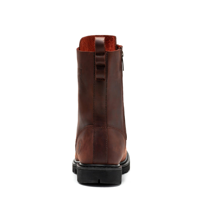 ROCKROOSTER Mantua Men's 8 inch Zip-sided Soft Toe Wedge Work Boots SAP130 - Rock Rooster Footwear Inc