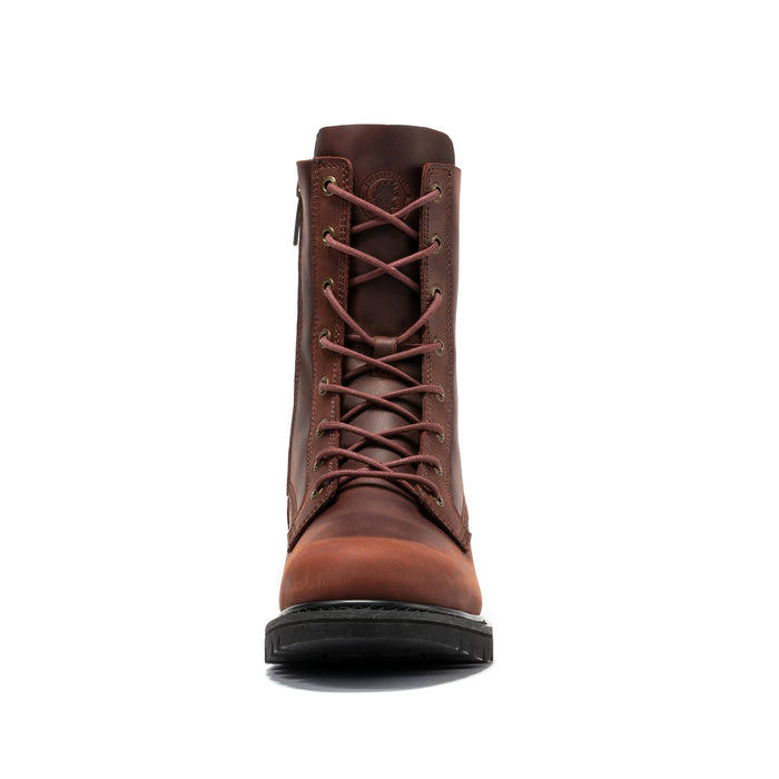 ROCKROOSTER Mantua Men's 8 inch Zip-sided Soft Toe Wedge Work Boots SAP130 - Rock Rooster Footwear Inc