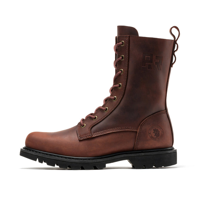 ROCKROOSTER Mantua Men's 8 inch Zip-sided Soft Toe Wedge Work Boots SAP130 - Rock Rooster Footwear Inc