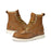 ROCKROOSTER Norwood Men's 6 inch Brown soft toe wedge work boots with Vibram® Outsole VAP611 - Rock Rooster Footwear Inc