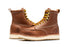 ROCKROOSTER Norwood Men's 6 inch Brown Steel Toe Wedge Work Boots SAP621 - Rock Rooster Footwear Inc