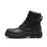 ROCKROOSTER Roslyn Black 7 inch Zip-sided Composite Toe Leather Work Boots CP245Z - Rock Rooster Footwear Inc