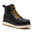 ROCKROOSTER Trinidad Men's 6 inch Black Steel Toe Wedge Work Boots SAP2301 - Rock Rooster Footwear Inc