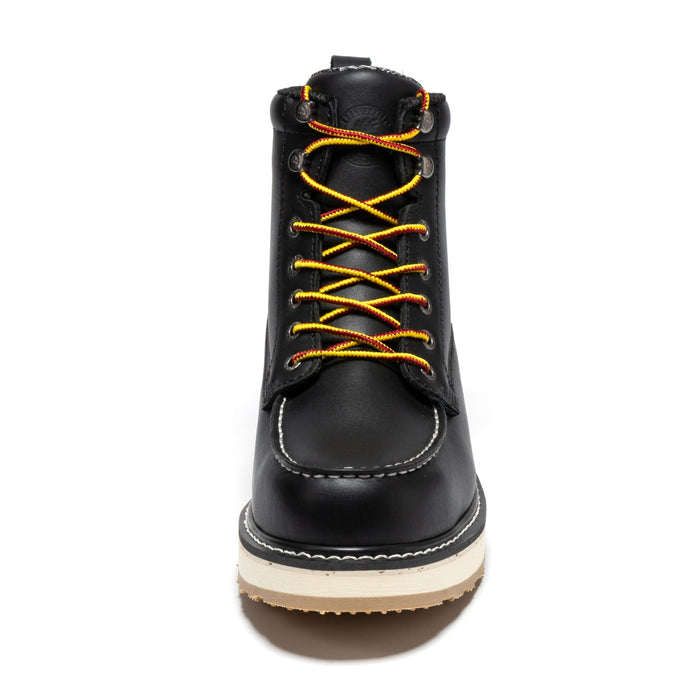 ROCKROOSTER Trinidad Men's 6 inch Black Steel Toe Wedge Work Boots SAP2301 - Rock Rooster Footwear Inc